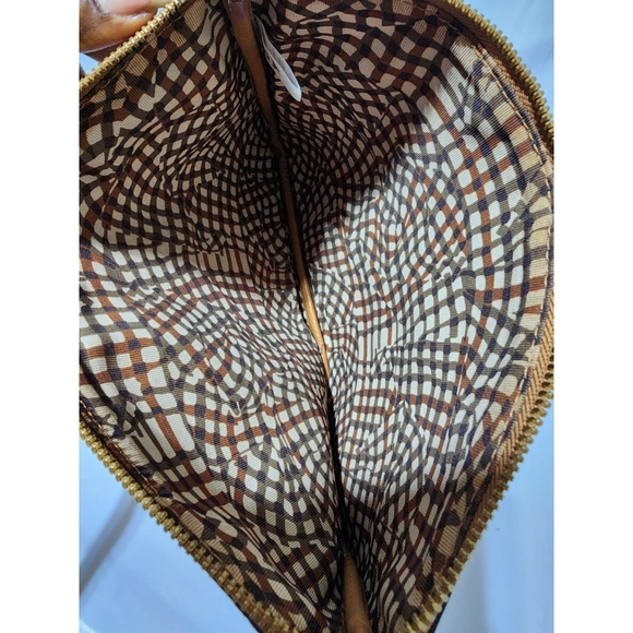 MCM Visetos Leather Pochette Cognac - Picture 12 of 12